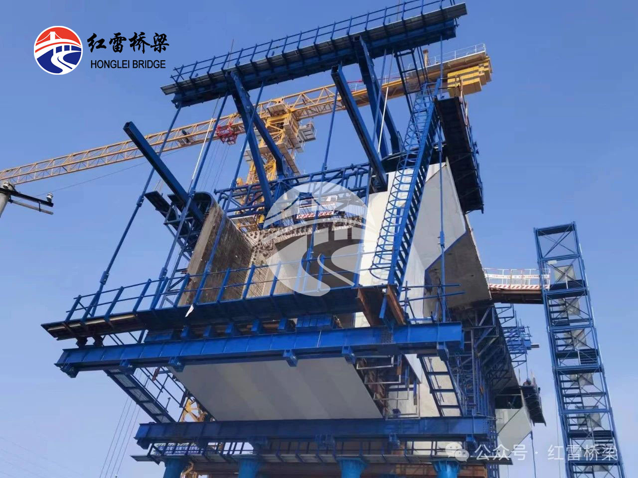 合肥新橋機場S1線掛籃完美呈現(xiàn)